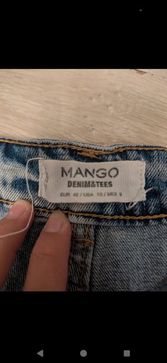 Short effet délavé Mango Taille XL - photo numéro 5