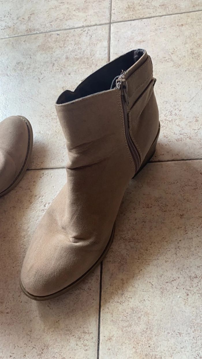 Bottines beige in extenso 38 - photo numéro 4