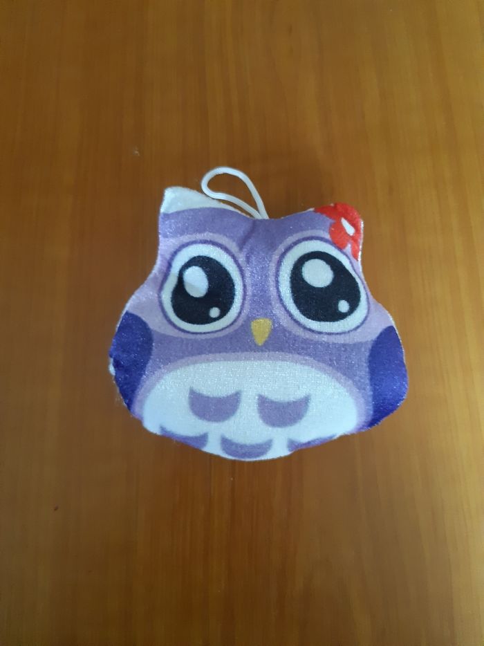 Peluche à suspendre chouette