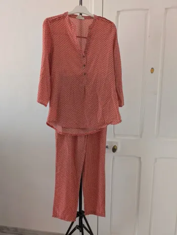 Ensemble blouse avec pantalon T.S/M.