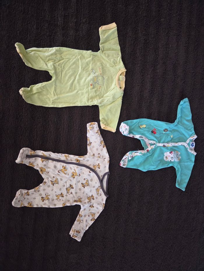 Lot pyjamas coton naissance