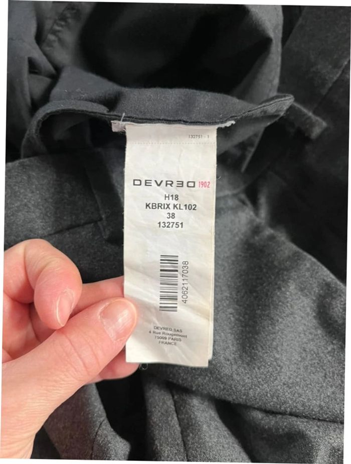 Ensemble costume veste taille 50 et pantalon taille 38 Devred - photo numéro 14