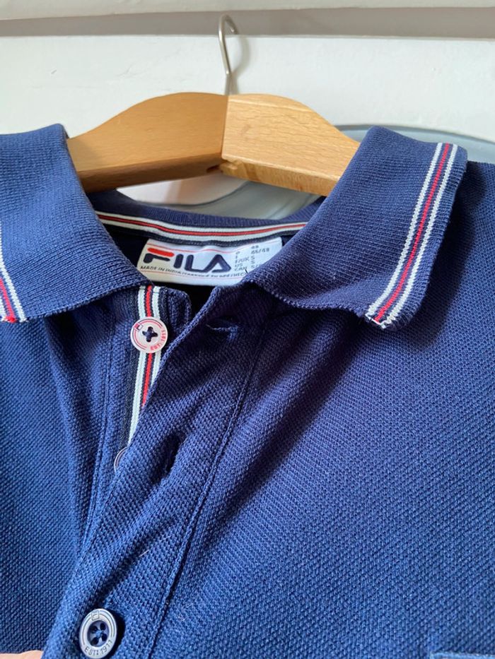Polo Fila bleu marine taille S - photo numéro 9