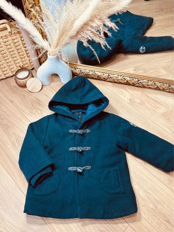 Taille 2 ans manteau duffle-coat garçon TAO bleu marine 💙