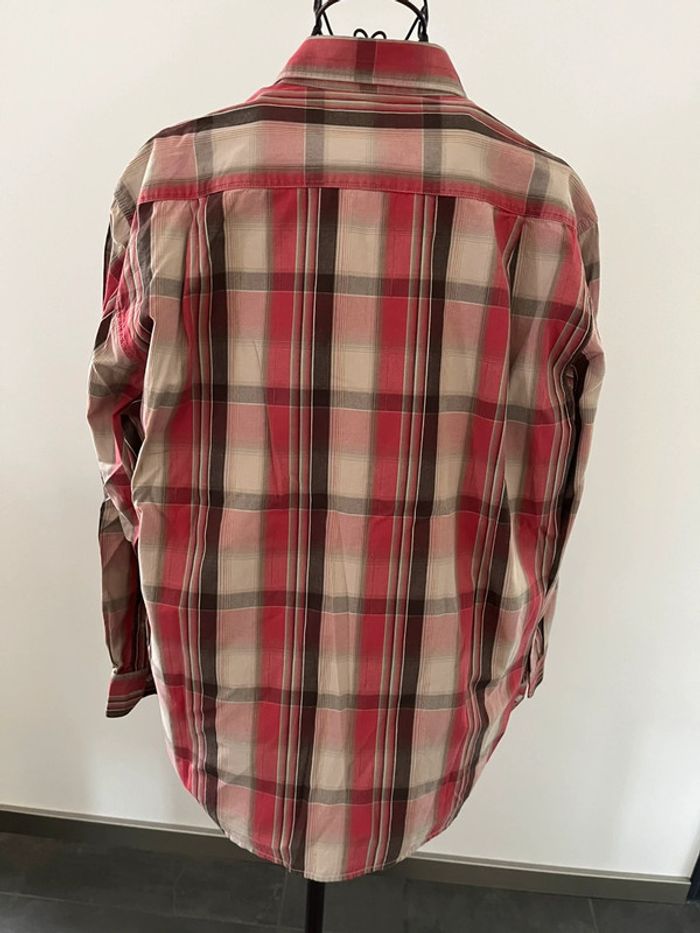 Chemise à carreaux manches longues TBS taille L - photo numéro 3