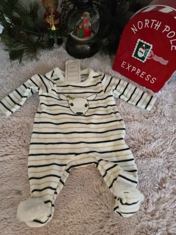 Body tout doux de Noël - Taille naissance Orchestra Baby - Neuf