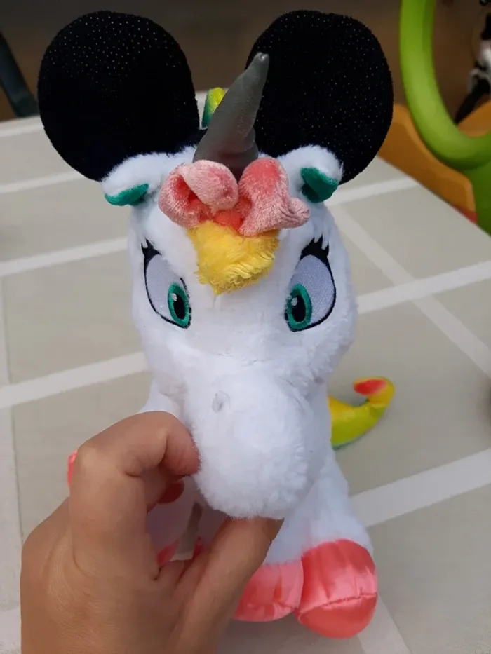 Peluche licorne minnie - photo numéro 4