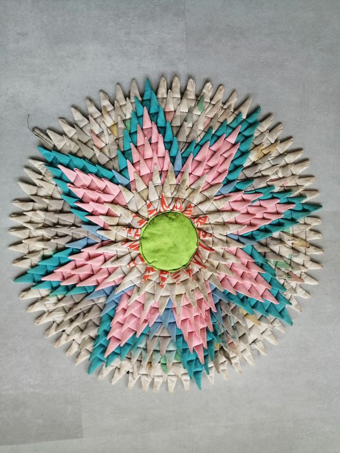 napperon coloré réversible