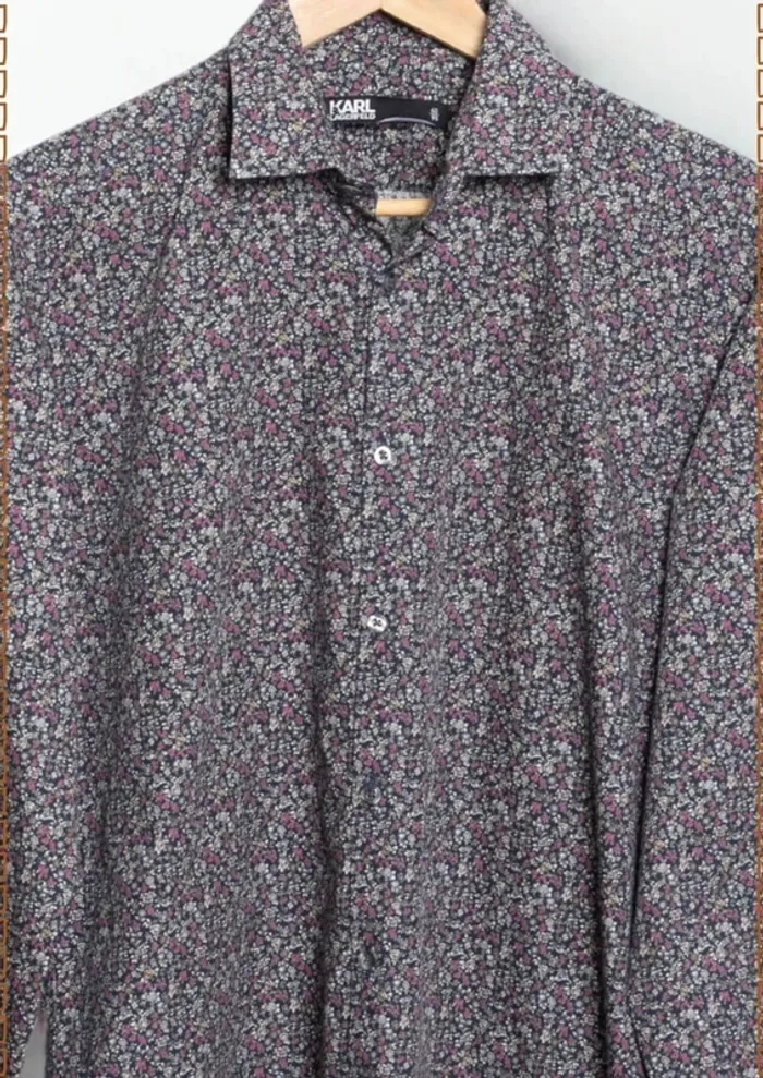 Chemise Karl Lagerfeld à imprimé floral – Taille 40 - photo numéro 2