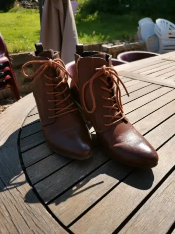 Bottines à fermeture