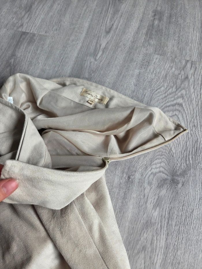 Jupe beige crème twenty/twenty - taille 2 (équiv. M) - photo numéro 6