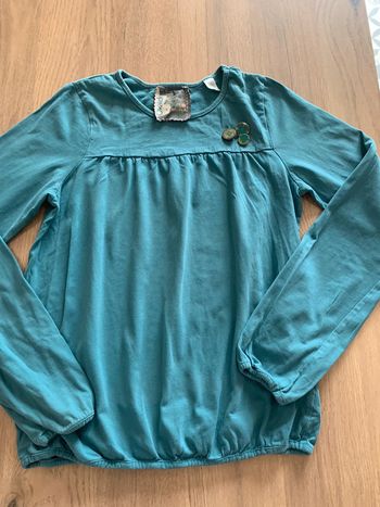 okaidi t shirt manches longues 14 ans