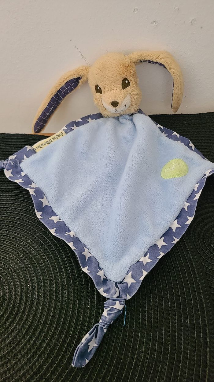 Doudou plat Lapin PIOUPIOU & MERVEILLES - photo numéro 3