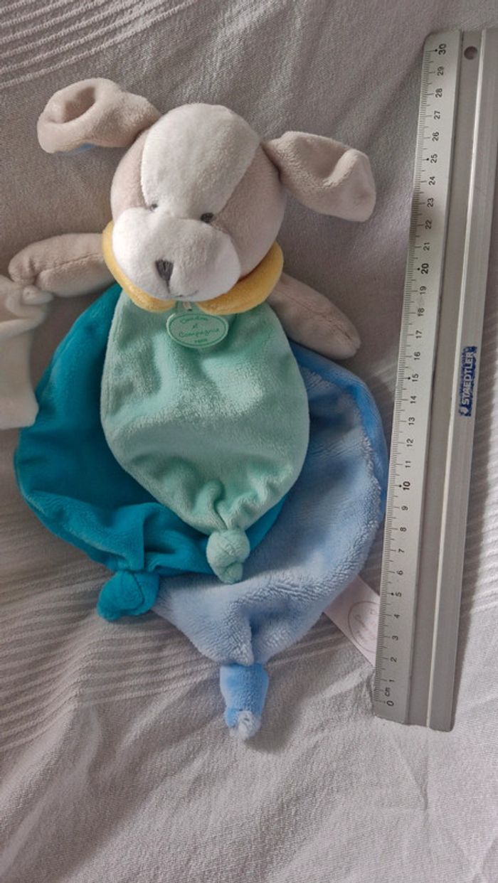 Doudou chien bleu collector doudou et compagnie - photo numéro 3