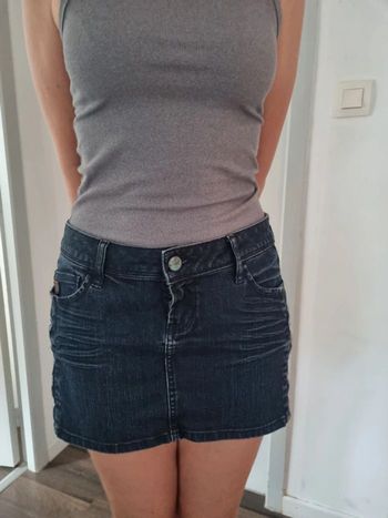 Minijupe en jean taille 38/ L. Lois. TBE.