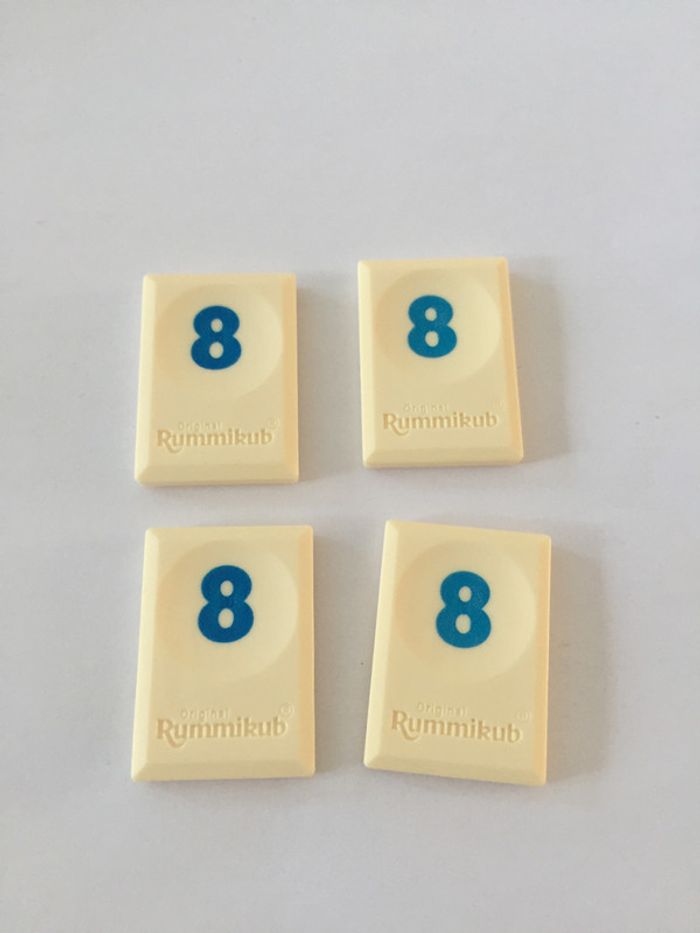 Pièce détachée tuile pion Rummikub le rami des chiffres édition voyage - photo numéro 2