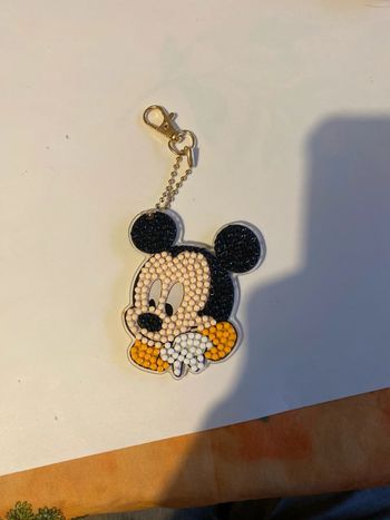 Porte clé Mickey double face