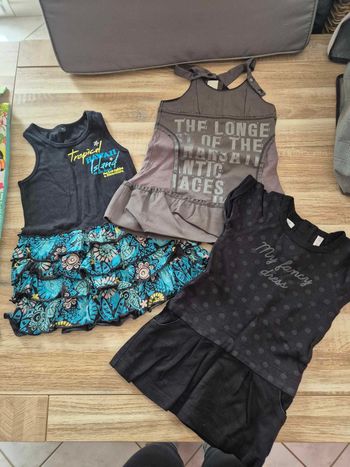 Lot de 3 robes fille 3 ans