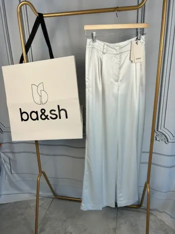 Pantalon jambe large écru Ba&sh 34/XS neuf