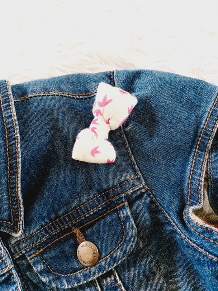 Veste jean manches courtes - photo numéro 2