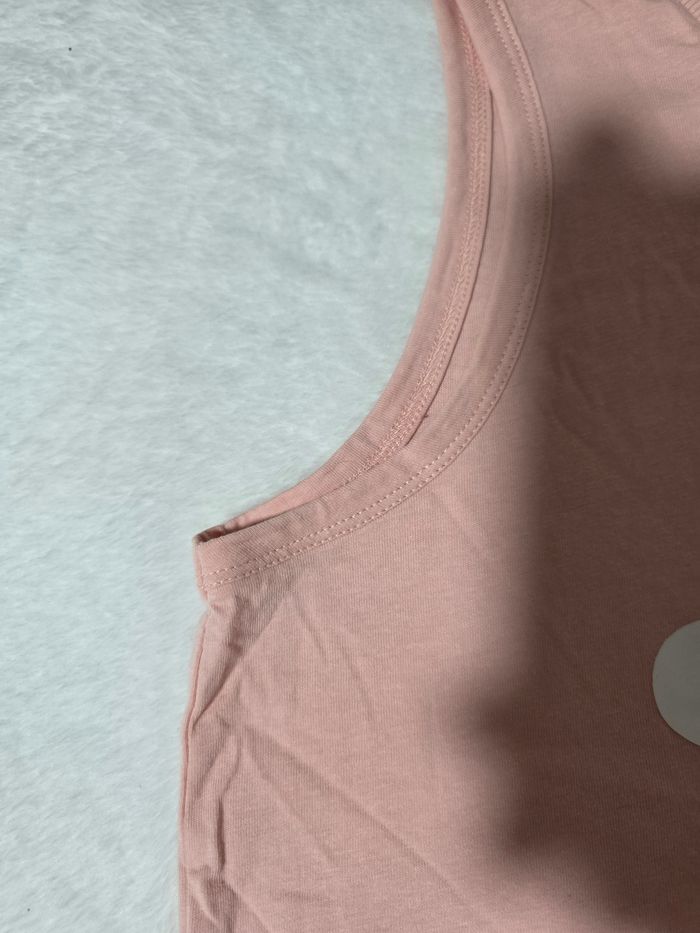 Robe débardeur manches courtes rose - photo numéro 4