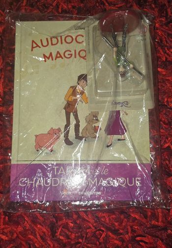 Audioconte magique altaya livre et figurine Taram et le chaudron magique 74