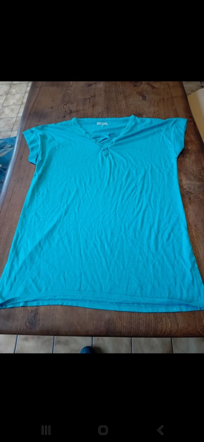 Tee shirt long femme