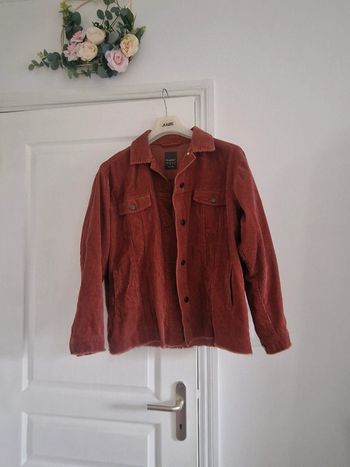 Veste/ Surchemise cotelé rose brûlée primark