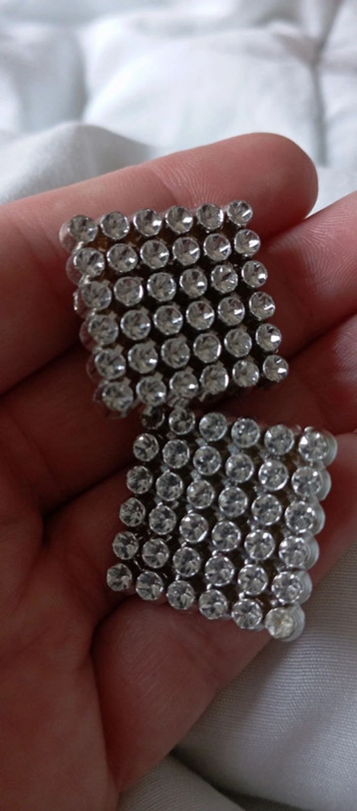 Clips d'oreilles carrés - photo numéro 4