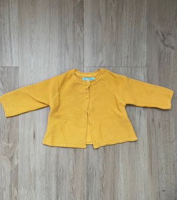 Gilet Obaïbi jaune 6 mois