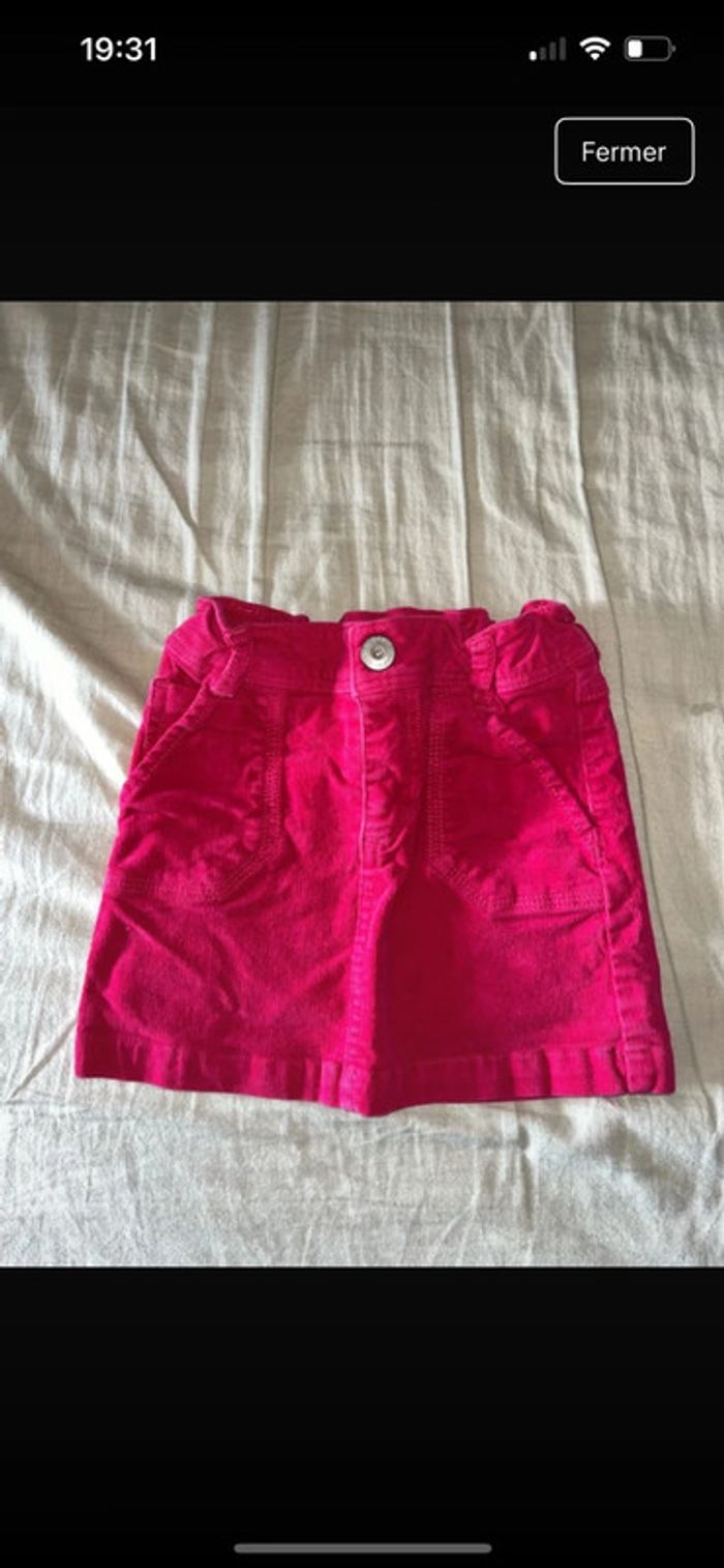 Jupe en velour