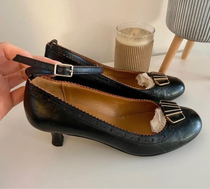 Escarpins cuir femme