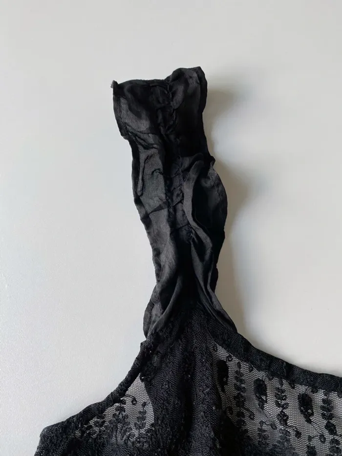 Débardeur soie noir kooples - photo numéro 3
