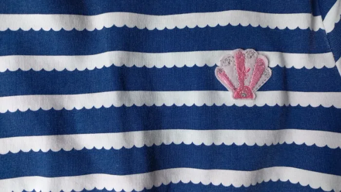 Superbe robe marine type marinière t7 SM - photo numéro 2
