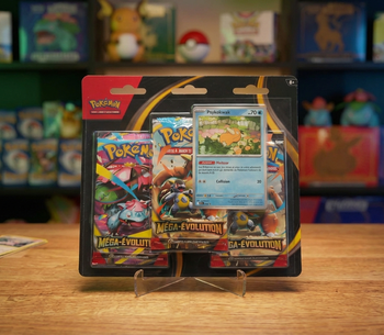Tripack Pokémon ME01 "Méga Evolution" - Neuf & Scellé - Promo Psykokwak