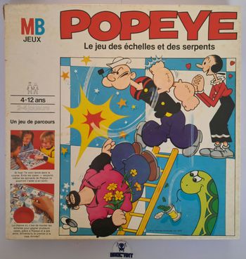 Jeu de société complet Popeye MB Jeux 1979