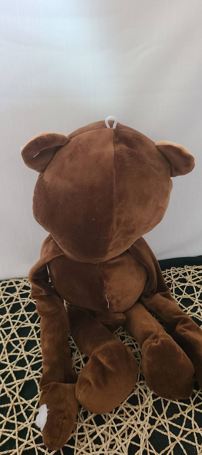 doudou ours marron , beige - photo numéro 3