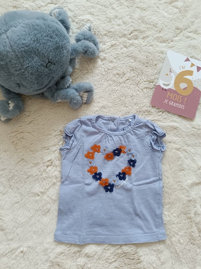 Tee shirt 6 mois jbc