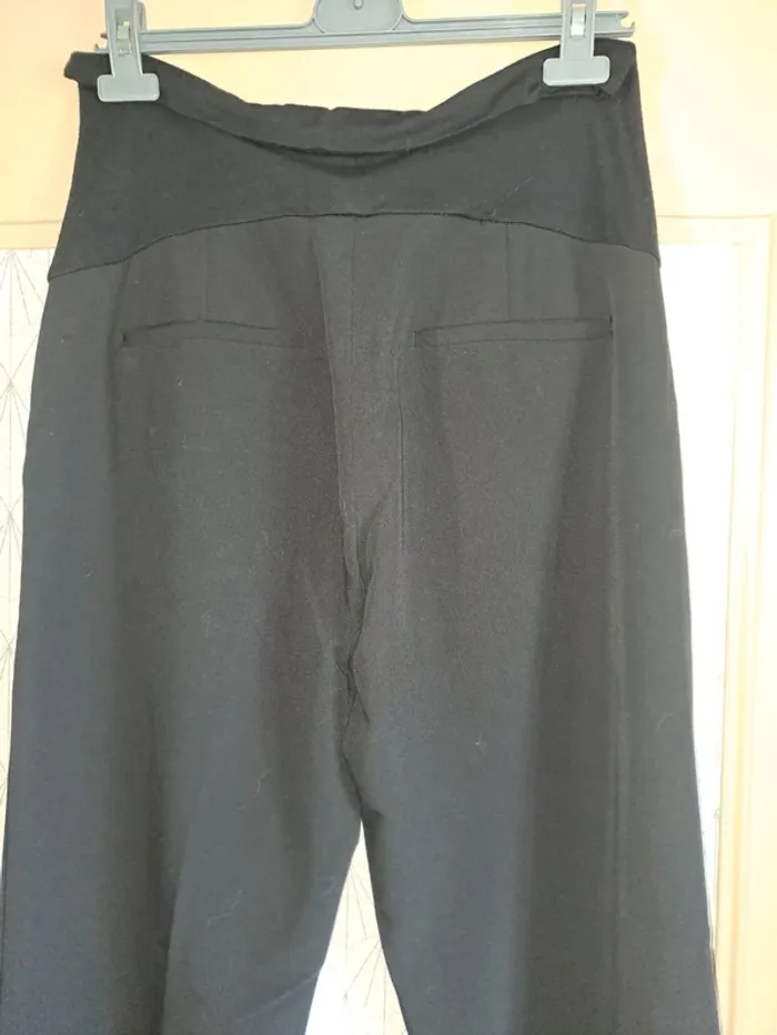 Pantalon de grossesse porté 1 fois 38 noir maternité ttbe - photo numéro 7
