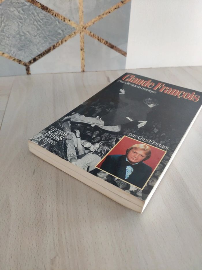 Livre grand format Claude François plus vite que la musique club des stars Floriant - photo numéro 3