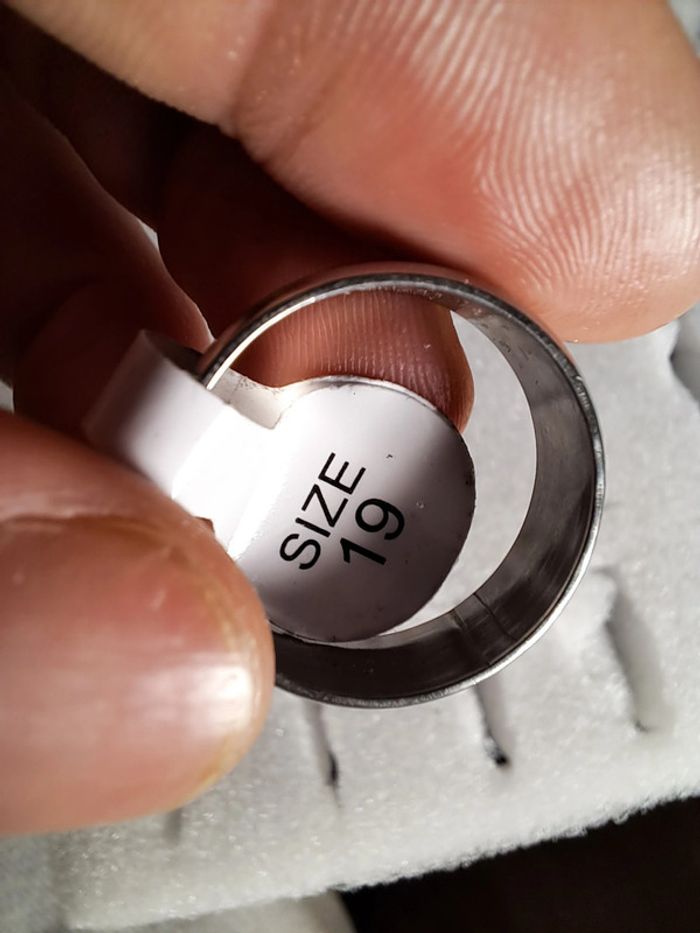 Bague acier inoxydable argentée - photo numéro 2