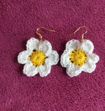 boucles d'oreilles, pendants crochet