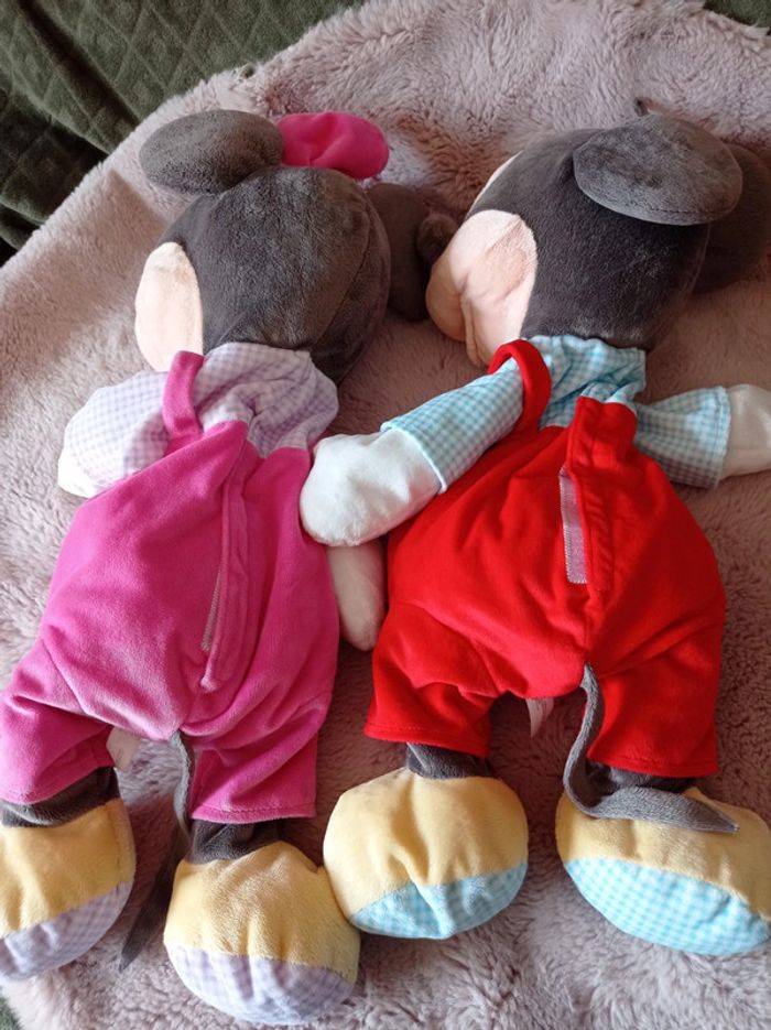 Peluches Mickey et Minnie. - photo numéro 4