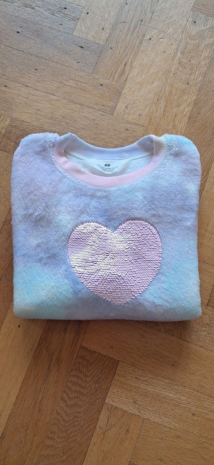 Pull réversible h&m 110/116 cm 4/6 ans  en excellent état - photo numéro 3