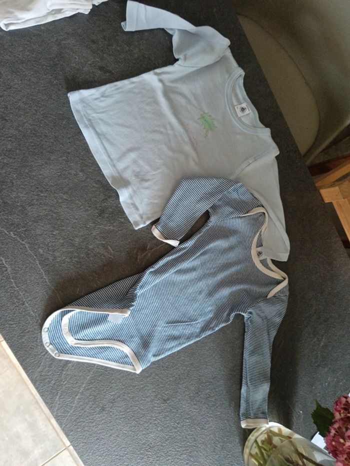 Lot de 1 Bodie + 1 tee shirt de peau ML 24M