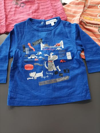 Lot de 4 tee shirt taille 6 mois