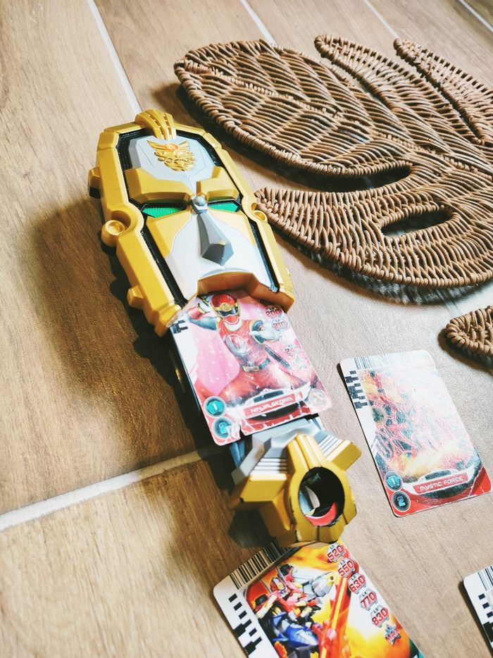🤖 Power rangers super megaforce lecteur de cartes interactif sons et lumières marque Bandai - photo numéro 6
