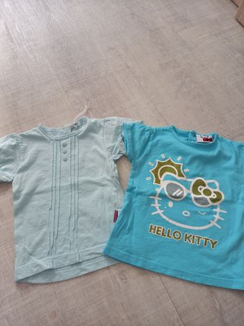 Lot de 2 tee-shirts manches courtes.