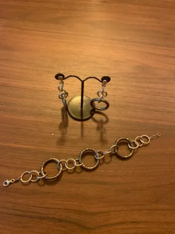 Parure bracelet boucles d’oreilles