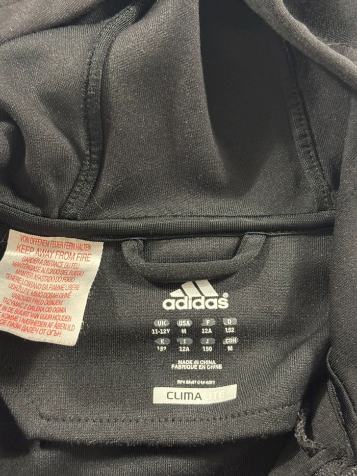 Veste adidas noir et rouge Taille 12 ans - photo numéro 8